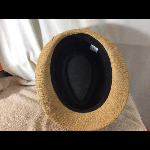 Men’s Tan 58 FEDORA Style Hat Cotton & Polyester - Picture 6 of 9